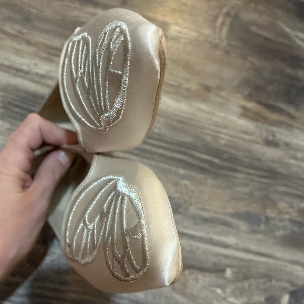 Sophia Webster Satin Bibi Flats - Picture 6 of 6